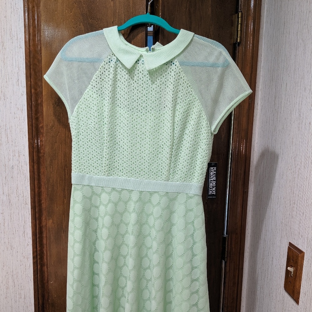 Mint retro style dress